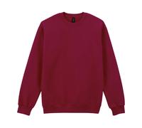 (S, Garnet) Gildan Unisex Adult Hammer Maxweight Crew Neck Sweatshirt