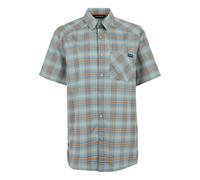 (S, Glacier) Regatta Mens Begarno Checked Short-Sleeved Shirt