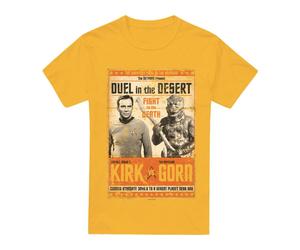 (S, Gold) Star Trek Mens Duel in the Desert T-Shirt