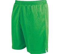 S - GREEN Adult Soft Touch Elasticated Training Shorts Bottoms - Football Gym