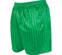 S - GREEN Junior Sports Continental Stripe Training Shorts Bottoms - Football