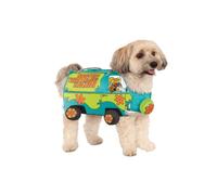 (S, Green/Orange) Scooby Doo The Mystery Machine Dog Costume