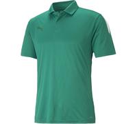 (S, Green/White) Puma Mens TeamLIGA Sideline Polo Shirt