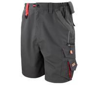 (S, Grey/Black) WORK-GUARD by Result Unisex Adult Technical Cargo Shorts