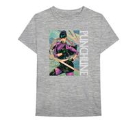 (S, Grey) DC Comics Unisex Adult Punchline Cotton T-Shirt