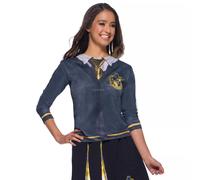 (S, Grey) Harry Potter Womens/Ladies Hufflepuff Costume Top