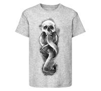 (S, Grey Heather) Harry Potter Womens/Ladies Dark Mark T-Shirt