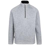 (S, Grey Marl) Trespass Mens Corsham Marl Half Zip Fleece Top