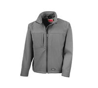 (S, Grey) Result Mens Classic Softshell Breathable Jacket