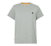 (S, Grey) Timberland Mens Oyster River Logo Short-Sleeved T-Shirt