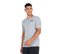 (S, Grey) Under Armour Mens Sportstyle Short-Sleeved T-Shirt