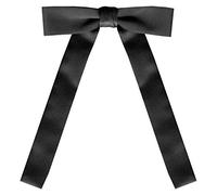 S.H. Churchill & Co. Black Satin Western Tie, Black, One size