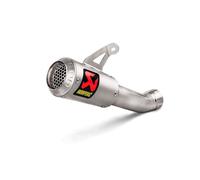 Akrapovic Slip-on Line Honda Cbr 1000 Rr/sp/sp2 17-18 S-h10so18-cbt Not Homologated Slip On Muffler Silver Not Homologated
