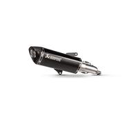 Akrapovic Line Stainless Steel Homologated Slip On Muffler Black Homologated unisex