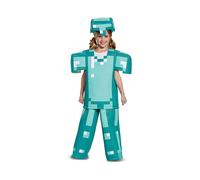 (S) Halloween my world minecraft diamond armor series cosplay game character performance clothing