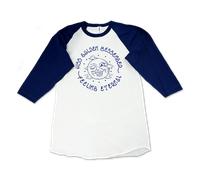 (S) Hiss Golden Messenger Moon (Blue/White) Raglan S