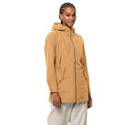 (S, Honey Yellow) Jack Wolfskin Womens Dakar Parka Lightweight Waterproof Windproof Jacket