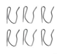 S Hook Style Hardware Made from Sturdy Zinc Material Perfect For Hanging Various Styles Of Drapes At A Practical Size of 34 mm (10pcs)