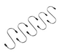 S Hooks 5 Pc Stainless Steel Utility Kitchen Meat Clothes Hanger Hanging Set 7cm