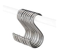 S Hooks for Hanging, High Performance Metal Organiser for Kitchen, Bathroom Cabinet, Utility Rack Hanger for Pots, Pan Clothing, Tools, Garage, Garden Storage, Steel Wall Hooks for Home Use