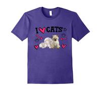 (S) I Love Cats Cute Shirt-Father's Day