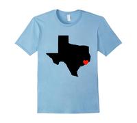 (S) I Love Houston Texas T-Shirt - Hurricane Support-Father's Day