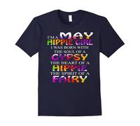 (S) I'm A May Hippie Girl T-Shirt Funny Hippie Gifts-Father's Day