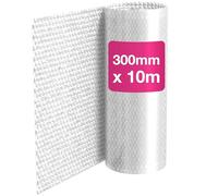 S&J Premium Roll of Bubble Wrap 300mm x 5m - Air Bubbles Packaging for House Moving & Packing Storage Boxes (30cm x 10m)