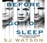 S J Watson Before I Go To Sleep Paperback Book in White S J Watson White