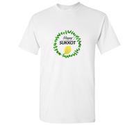 (S) Jewish Happy Sukkot Sukkoth Holiday Festival White Men T Shirt Tee Top