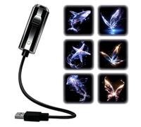 S-JIEI Galaxy Projector Night Light, HD Smart Dynamic 5D Holographic Night Light Projector, Plug and Play HD Star Projectors with Projection Films, for Wall Ceiling Holiday
