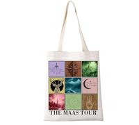 S-JJM Tote Bag S-JJM Book Lover Gifts SJJM Bookworm Gifts Through Love All Is Possible S-JJM Fans Gift S-JJM Handbags (THE MAAS TOUR 1uk)