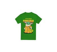 (S, Kelly Green) Star Wars Mens Strong Grogu T-Shirt
