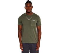 Bench Mens Lapse Short Sleeve Crew Neck Cotton T-Shirt - Khaki - S
