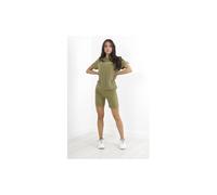 (S, Khaki) Brave Soul Womens/Ladies Manifest Your Dreams Short Loungewear Set