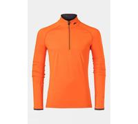 S Kjus Mens Feel Half-Zip Midlayer Orange Size 38"