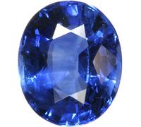S Kumar Gems & Jewels 3.00 Ratti Certified Natural Rashi Ratan Blue Sapphire (Neelam), Shell Crystal, Blue Sapphire