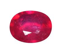 S Kumar Gems & Jewels 7.00 Rats Ruby Stone (Manik) Original Real Enemy Gemstone Men and Women, Seashell, Ruby, Shell, Ruby, Cover, Ruby