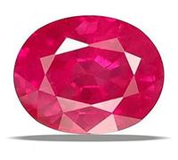 S KUMAR GEMS & JEWELS Certified Ruby 7.00 Carats/Ct Manik Stoneya/Maanik//Manik Stone Astrological Gemstone with Laboratory Test Report