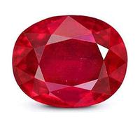 S Kumar Gems & Jewels Certified Ruby Ratti 3.00 (Manik Stoneya/Maanik Stoneya/Manik Stone) Genuine Birthstone/Gemstone for Men & Women, Shell, Ruby, Shells, Ruby