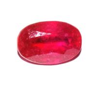 S Kumar Gems & Jewels Certified Ruby Stone 3.25 Rats Manikya/Maanik//Real Manik Gemstone with Laboratory Test Report, Seashell, Ruby, Shell, Ruby, Coating