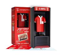 S.L. Benfica 1904 Retro Metal Football Shirt - Officially Licensed Miniature Alloy Replica Jersey Collectible Display Gift - Personalise Customisable Name & Number Decals Locker Room