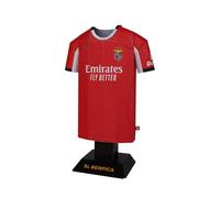 S.L. Benfica 25/26 Home Metal Football Shirt - Officially Licensed Miniature Alloy Replica Jersey Collectible Display Gift - Personalise Customisable Name & Number Decals