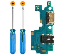 S&L ENTERPRISE Charging Port Dock Connector Compatible with Samsung Galaxy A21s 2020 - Microphone/Headphone Port Replacement - Type C - Incl. Repair Tools