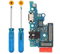 S&L ENTERPRISE Charging Port Dock Connector Compatible with Samsung Galaxy A70 2019 - Microphone/Headphone Port Replacement - Type C - Incl. Repair Tools