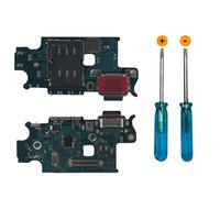 S&L ENTERPRISE Charging Port Dock Connector Compatible with Samsung Galaxy S23 Plus SM-S916B Full PCB Board - Microphone/Headphone Port Replacement - Type C - Incl. Repair Tools