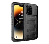 S&L ENTERPRISE for iPhone 15 Pro Max Case, Waterproof Heavy Duty Tough Metal Armour Cover Dustproof Full Body Military Protective Rugged Case with Built-in Screen Protector for iPhone 15 Pro Max 6.7"