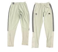 (S) Leeds United Men's Trousers adidas Football Khaki Track Pants