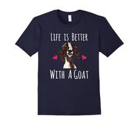 (S) Life Is Better With A Goat T-Shirt - Funny Goat Lovers Tee-Father's Day