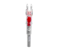 S Lighted Nocks for Arrows with .244" Inside Diameter - LED Light-Up Arrow Nocks with Auto-On Activation, Long Battery Life, High Visibility for Archery & Bowhunting (red,1pcs)